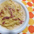 ☆★ひよこ★☆'s cooksnap of when they made イカの塩辛と牛乳のスープパスタ.