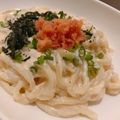 ONE★MAYU★'s cooksnap of when they made 簡単！明太クリームうどん☆.