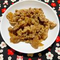 ☆★ひよこ★☆'s cooksnap of when they made ゴマたっぷり豚肉の甘辛焼き♪お弁当にも◎.