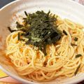 ミレーちゃん's cooksnap of when they made 白だしとごま油で！簡単明太子パスタ.