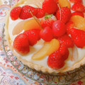 クック4649★'s cooksnap of when they made 母の日ケーキ・いちごのカスタードタルト.