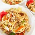みなとのまんま's cooksnap of when they made Ｗソースが決め手のソース焼きうどん.