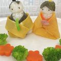 ♡meyco♡'s cooksnap of when they made 簡単＆かわいいお雛様ゴハン♪.