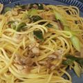 ヨシヨッシー's cooksnap of when they made フライパン一つで舞茸たっぷり和風パスタ.