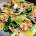 ⭐とっくん⭐'s cooksnap of when they made 【基本】小松菜としめじの卵とじ、簡単5分.