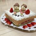 ゆっきー１２１８'s cooksnap of when they made ひな祭りショートケーキ.
