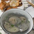 スイスおじさん☆'s cooksnap of when they made 春だ～蛤の昆布だししゃぶしゃぶです！.