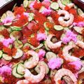 ももかんたママ's cooksnap of when they made エビのカラフルちらし寿司！入園入学お花見.