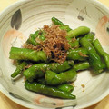 うめまるさん's cooksnap of when they made 簡単美味☆しし唐のジャコ炒め.