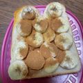 せいままま's cooksnap of when they made シンプルなバナナトースト.