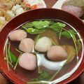 papikun's cooksnap of when they made 【ひな祭り用】白だし★はまぐりお吸い物.