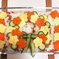 Bunnirella's cooksnap of when they made ひな祭り♡ちらし寿司ケーキ.