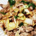 クックM96XDX☆'s cooksnap of when they made 簡単メイン☆豚こまと白菜・春雨の炒め煮.