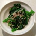 ひれの's cooksnap of when they made 香ばしいしらすとほうれん草の和え物♪.