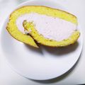 のんぴ☆♪'s cooksnap of when they made 簡単♡綺麗に巻ける外巻きロールケーキ♡.