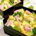 お料理ニャロメ's cooksnap of when they made ハム・卵・アボカド・チーズ簡単散らし寿司.