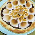 にこぱん☻'s cooksnap of when they made マシュマロピザ(チョコレート).