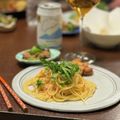 みなライフ's cooksnap of when they made 大葉たっぷり！本格的！たらこスパゲティ.