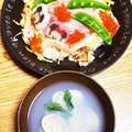 モッパ's cooksnap of when they made 簡単に映え☆彩り海鮮バラちらし寿司.