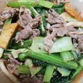 クックHBQ370☆'s cooksnap of when they made 牛肉切り落としと小松菜のオイスター炒め.