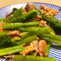 oryochan's cooksnap of when they made サバ味噌缶とほうれん草のサラダ.