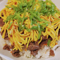 ちゃんみゃお's cooksnap of when they made 五目ちらしの素で簡単美味♡牛ちらし寿司.