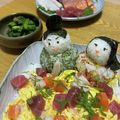 ayayahoney's cooksnap of when they made ひな祭り ちらし寿司 人形つき.