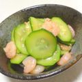 papikun's cooksnap of when they made エビとズッキーニのナムル.