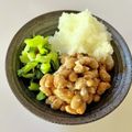 azbjbn's cooksnap of when they made 野沢菜おろし納豆.