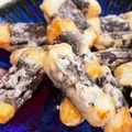 MizuhoBank's cooksnap of when they made 山芋と海苔でサクッと磯辺天ぷら☆.