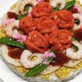 新妻あや's cooksnap of when they made ひな祭りにママの寿司ケーキ.