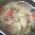 tanimari☆'s cooksnap of when they made 米粉で作る蕪とベーコンのクリームシチュー.