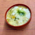島子☆'s cooksnap of when they made とろろ汁じゃないよ♪とろろ味噌汁だよ♫.