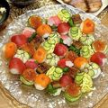 なつき☆ミ's cooksnap of when they made 蜜柑で爽やか♪サーモンの手鞠寿司.