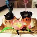 ダッフィーニーうに's cooksnap of when they made ひな祭り♡竹輪と魚ニソで！雛人形♡.
