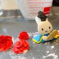 m_agnes's cooksnap of when they made マシュマロフォンダンで簡単バラとお花♡.
