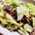 たろろママ's cooksnap of when they made 材料2つ＊春キャベツと牛肉のすき焼き風＊.