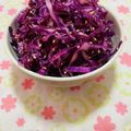 ☆★ひよこ★☆'s cooksnap of when they made 紫キャベツのごまナムル♡お弁当にぃ～♪♪.