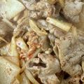 momotaroxx's cooksnap of when they made ピリ辛で簡単！豚肉と大根のキムチ炒め.
