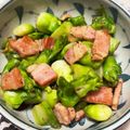 ☆ぬめ☆'s cooksnap of when they made 春の味♡祝蕾(しゅくらい)ベーコンソテー.