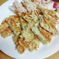 かわゆう1211's cooksnap of when they made オートミールでつくる！チーズチヂミ.