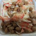 ♦りんぷく♠'s cooksnap of when they made カニかま納豆.
