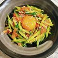 yukarin222's cooksnap of when they made まるでユッケ！？生ハムと胡瓜のユッケ風.