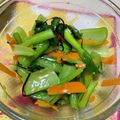 バナナ22's cooksnap of when they made 小松菜と塩昆布のナムル.