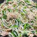 HomaRuu's cooksnap of when they made 簡単おかわり必須♪豚肉と韮ともやしの炒め.