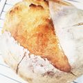 サラちゃんママ☆'s cooksnap of when they made ストウブで作る　こねないプロっぽいパン　.