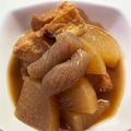 gucciみほこ's cooksnap of when they made 大根と厚揚げとこんにゃくの簡単煮物.