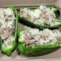 クッキングzzz's cooksnap of when they made シリコンスチーマーで楽々ピーマンの肉詰め.