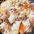 たくママ0226's cooksnap of when they made 【中華丼】白菜と豚ひき肉のとろとろ煮込み.