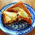 ｊｏｃｏｍｏｍｏｌａ's cooksnap of when they made バナナとチョコのホットサンド♡.